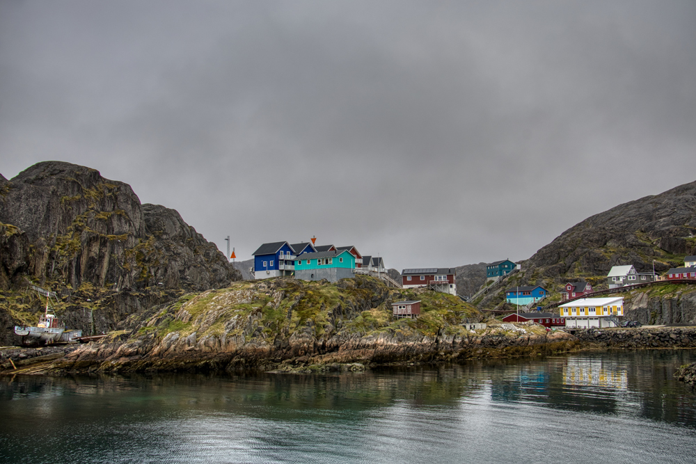 Ankunft in Maniitsoq an der grönländischen Westküste.