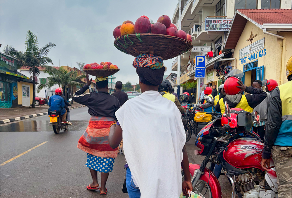 Tradition und Moderne treffen in Kigali aufeinander.